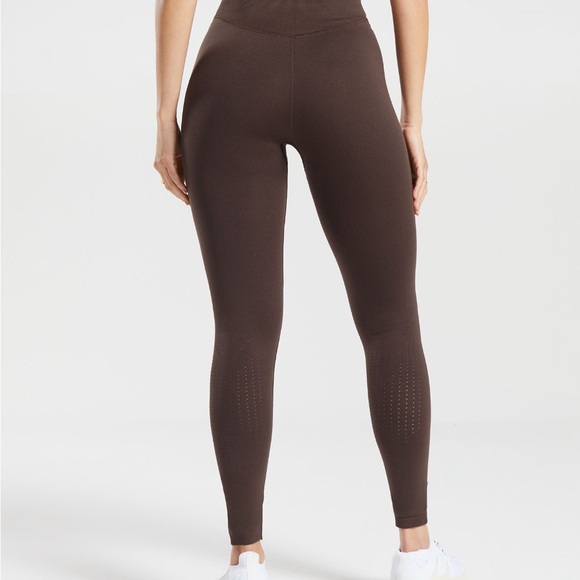 Gymshark Sweat Seamless Leggings -Shadow Brown - Picture 4 of 4